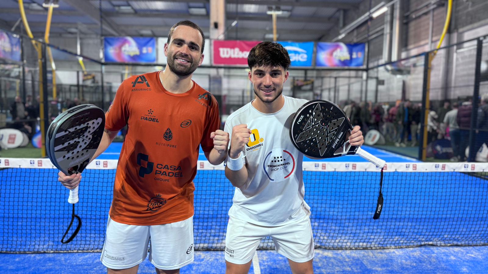 Blanqué et Boronad s’offrent un premier sacre ensemble au P2000 UrbanPadel Carquefou