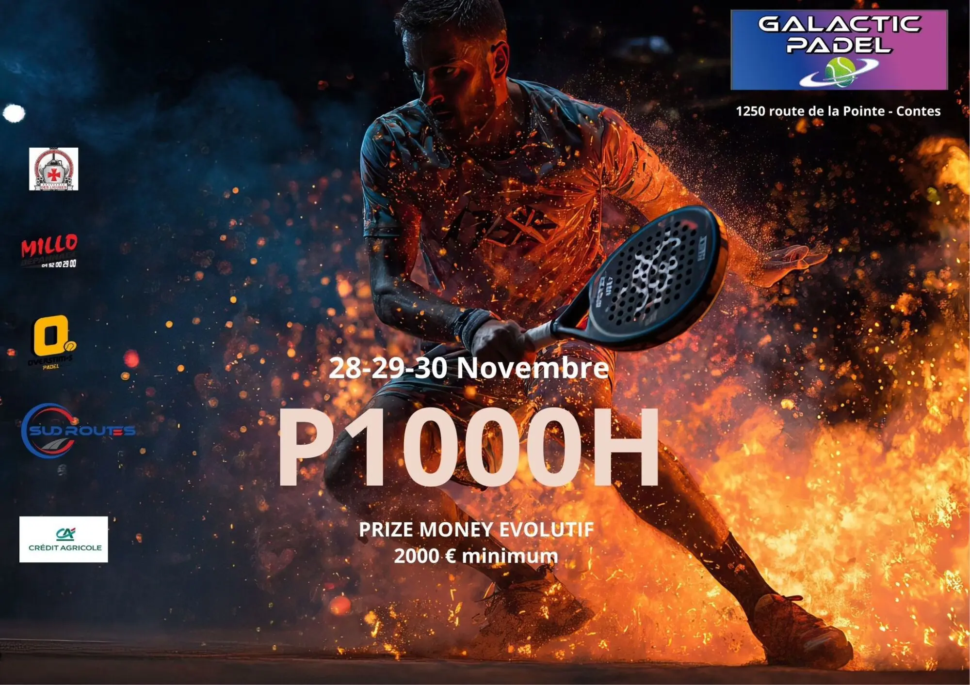 P1000 Galactic Padel – Résultats / Programmation / live
