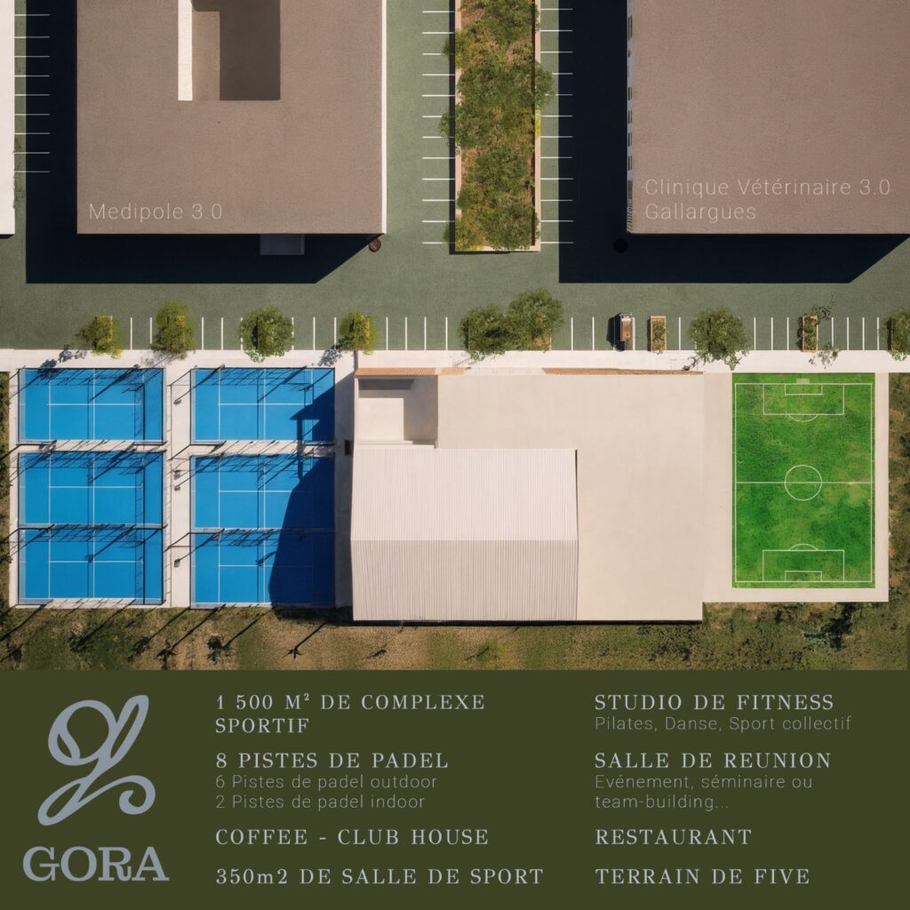 GORA Sports Club : un nouveau pôle dédié au padel et aux activités sportives | Padel Magazine GORA Sports Club : un nouveau pôle dédié au padel et aux activités sportives