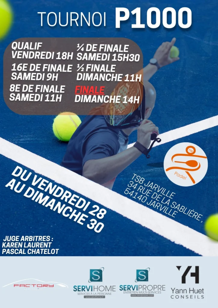 Olivier / Macchi, Garcia / Groll, Ledrap / Toussaint en têtes d’affiche au P1000 TSB Jarville