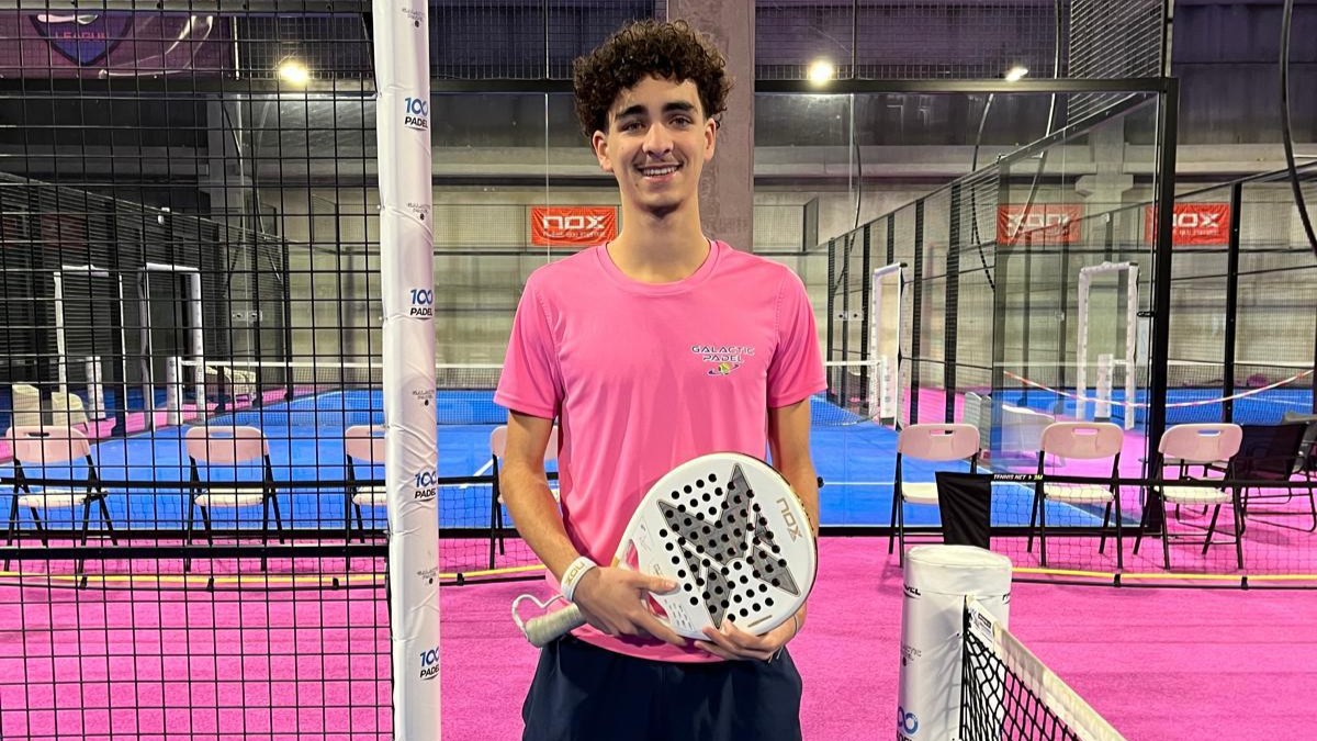 Léo Berthelot, 18 ans, à l’assaut du P1000 Galactic Padel