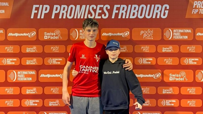 Premier titre en FIP Promises U14 pour Pottier / Segura en Suisse