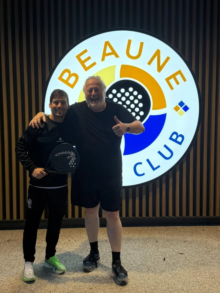 Club de Pádel Beaume David Silva Primer Balón | Padel Magazine Club de Pádel Beaume David Silva, primer lanzamiento