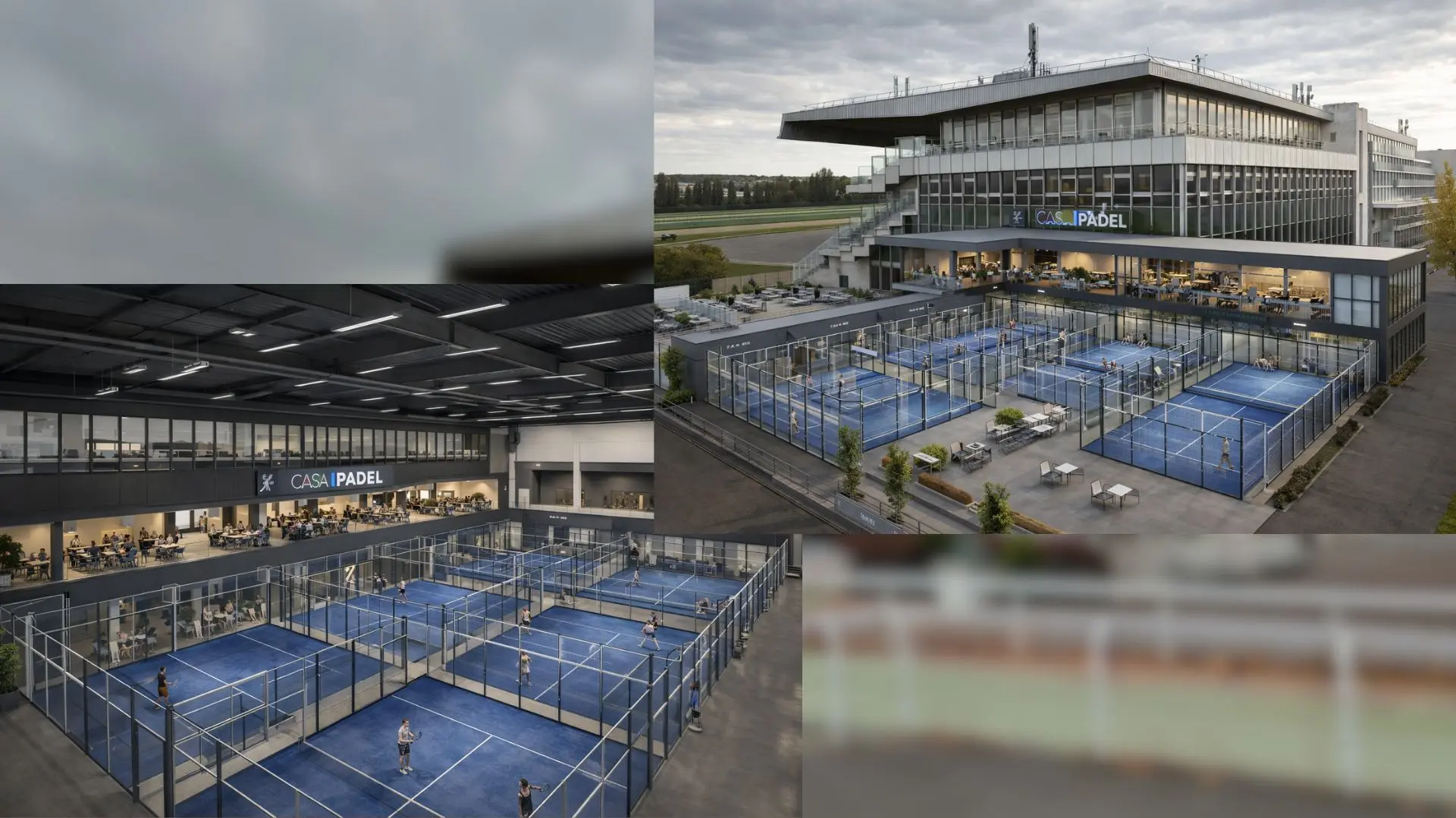 Casa Padel : le club de padel indoor de 12 pistes au cœur du projet global de l’hippodrome de Maisons-Laffitte