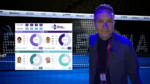 Vianney Dubois, statistik blir ett centralt verktyg för Premier Padel.