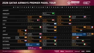 Premier Padel et la FIP dévoilent le calendrier 2026 et lancent un nouveau système de points