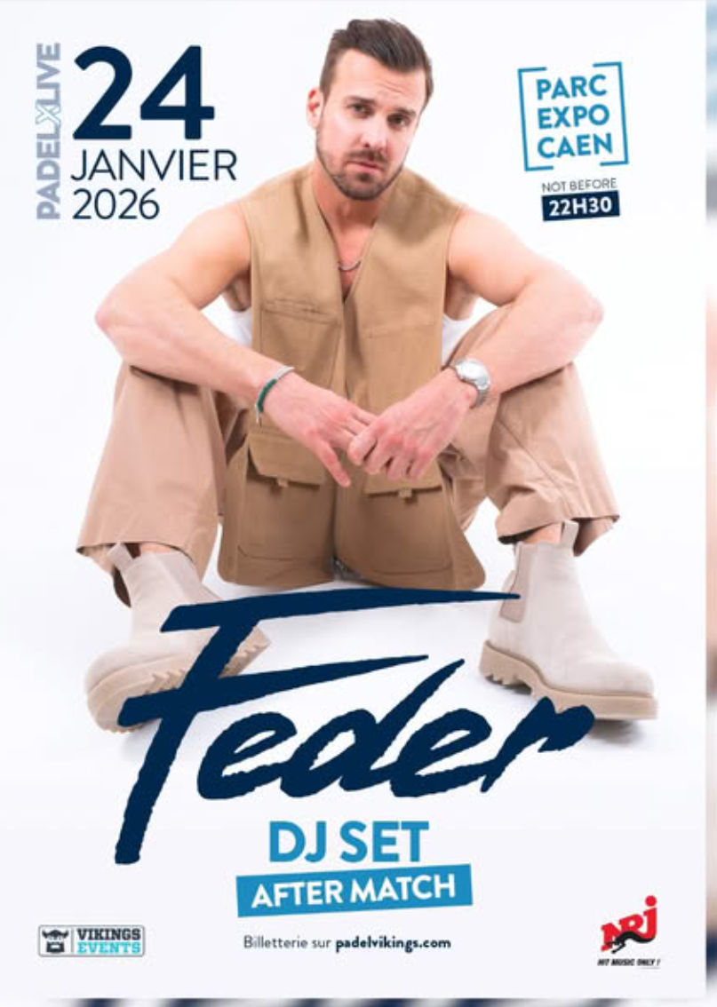 Padel X Live, FIP Silver Caen et DJ set de FEDER : une même soirée, deux ambiances au Parc Expo