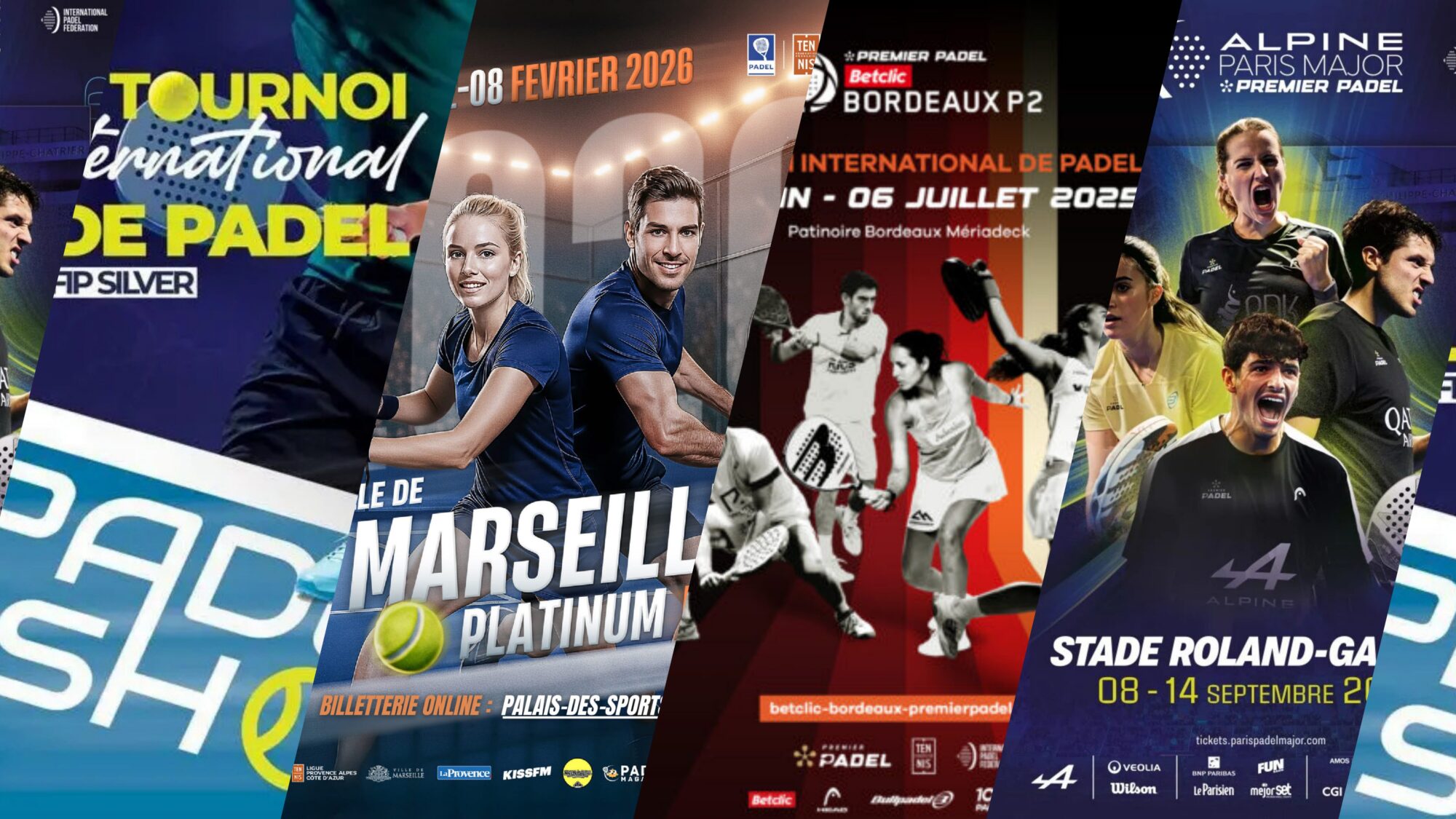 Affiches tournois francais circuit international