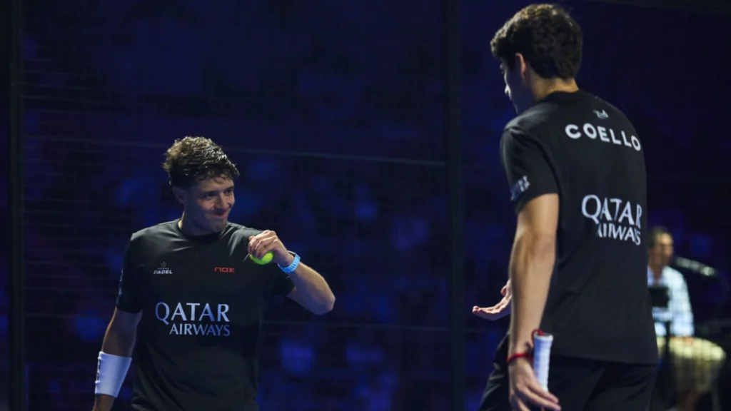 Barcelona finaler - Tapia och Coello i demonstration mot Leal / Bergamini