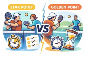 Formats de scoring au padel : quel gain de temps réel avec le Star Point face au Golden Point ?