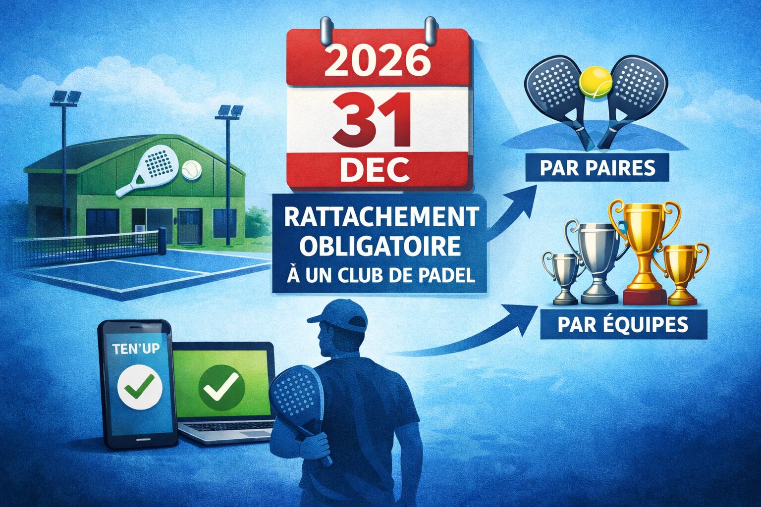 Rattachement à un club de padel : une obligation incontournable dès la saison 2026 | Padel Magazine Rattachement à un club de padel : une obligation incontournable dès la saison 2026