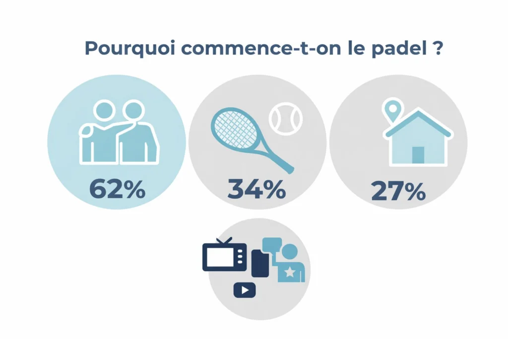 Pourquoi les Français se mettent-ils au padel ? L’Observatoire du Padel apporte des réponses claires