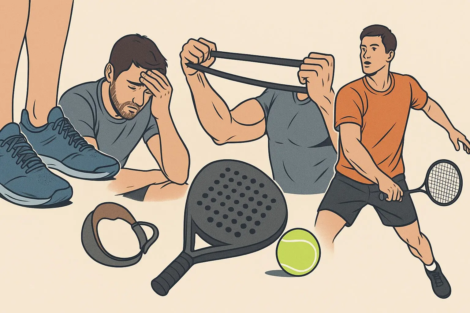 Prévenir les blessures au padel : les cinq piliers indispensables