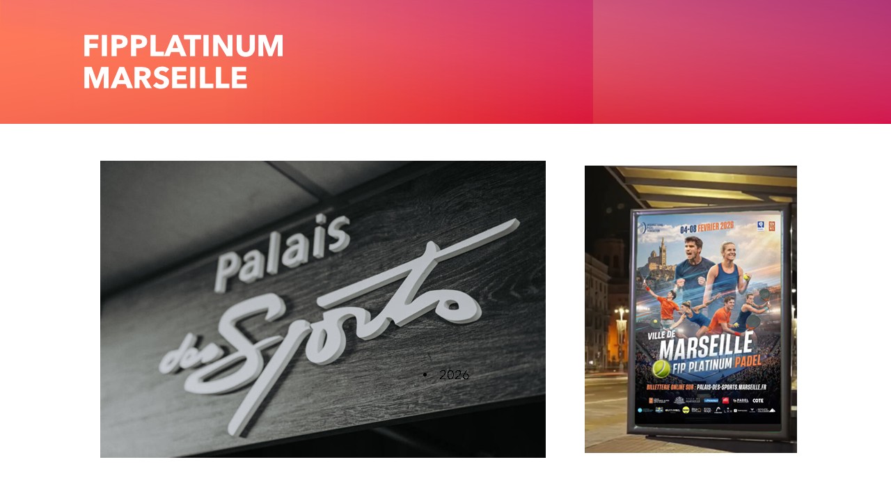 FIP Platinum Marseille 2026 : programmation jour par jour du 2 au 8 février
