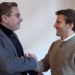 José Manuel Escoin, président de Casa Padel, et de Luis Escobar playtomic