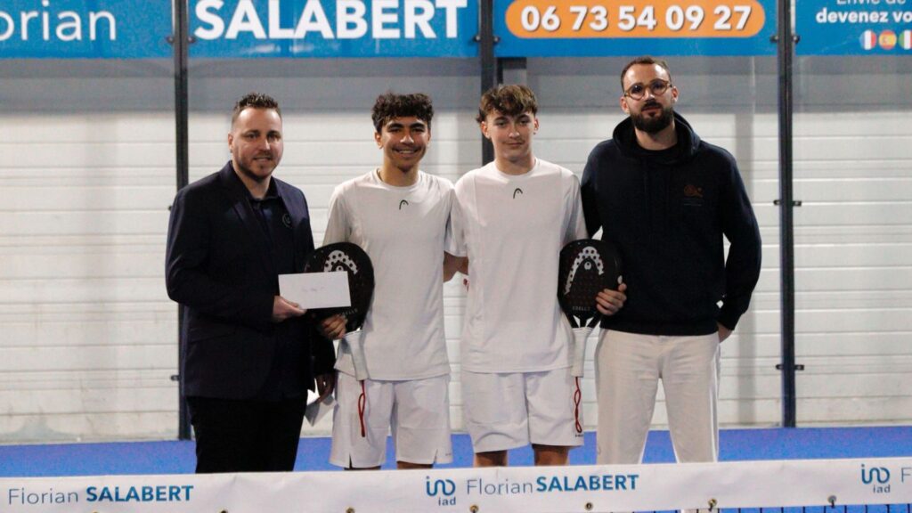 P1000 Padel Tolosa Rodez - À seulement 14 ans, Sacha Huard de la Marre remporte son 1er P1000 aux côtés de Nathan Perrot