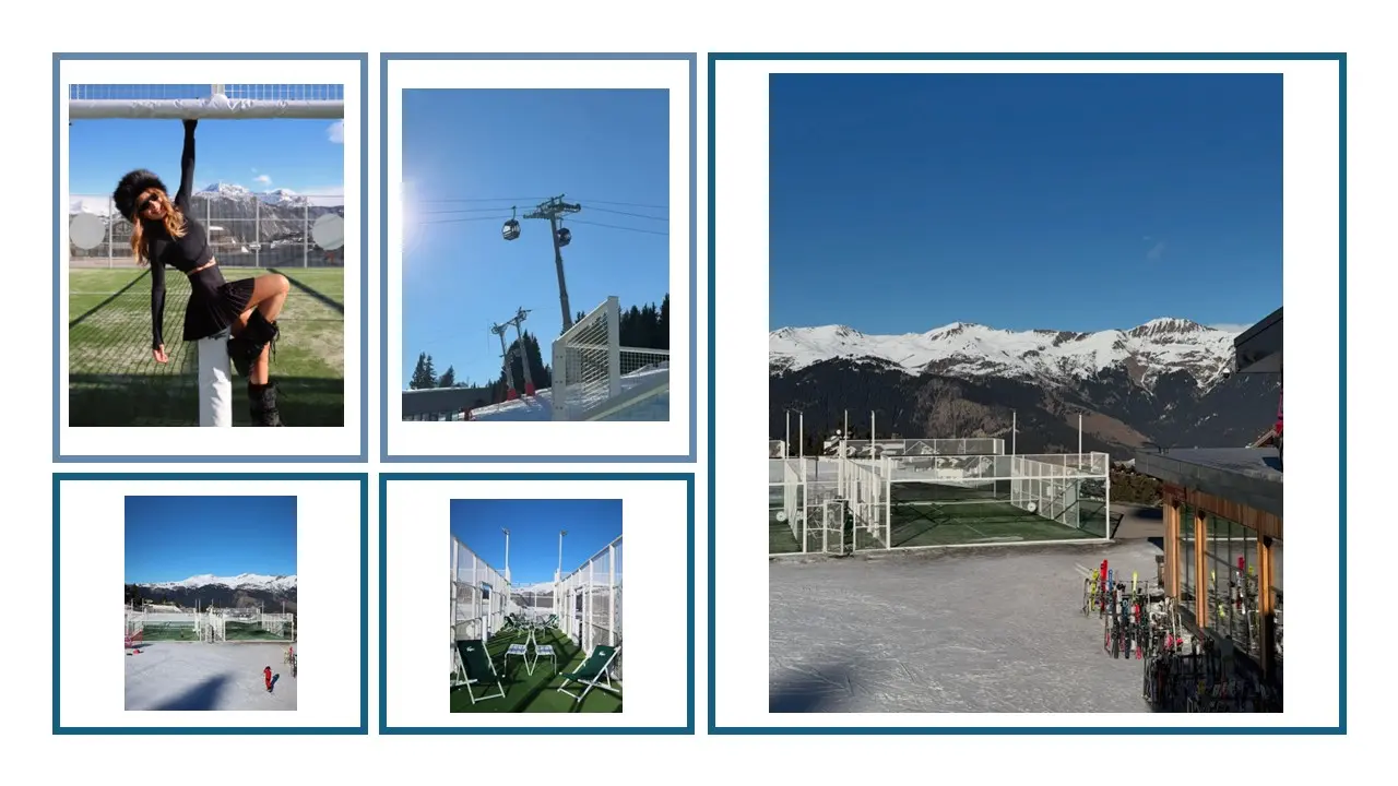 À l’Alpe d’Huez, deux nouvelles pistes de padel installées à 1 860 mètres d’altitude