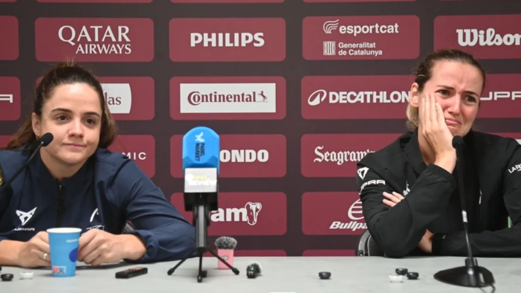 Sánchez and Josemaría in tears before their last tournament together