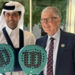 Bill Gates rencontre Nasser Al-Khelaïfi : quand le padel s’invite dans les discussions mondiales | Padel Magazine Bill Gates rencontre Nasser Al-Khelaïfi : quand le padel s’invite dans les discussions mondiales