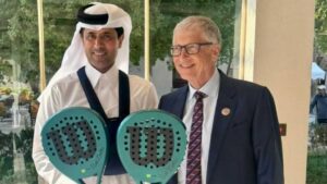 Bill Gates rencontre Nasser Al-Khelaïfi : quand le padel s’invite dans les discussions mondiales