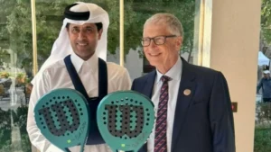 Bill Gates rencontre Nasser Al-Khelaïfi : quand le padel s’invite dans les discussions mondiales