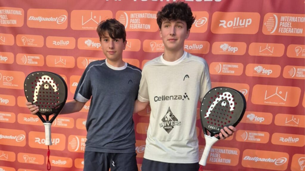 Victor Caby et Louis Cacheux, 15 ans et déjà demi-finalistes au FIP Promises Barcelone U18