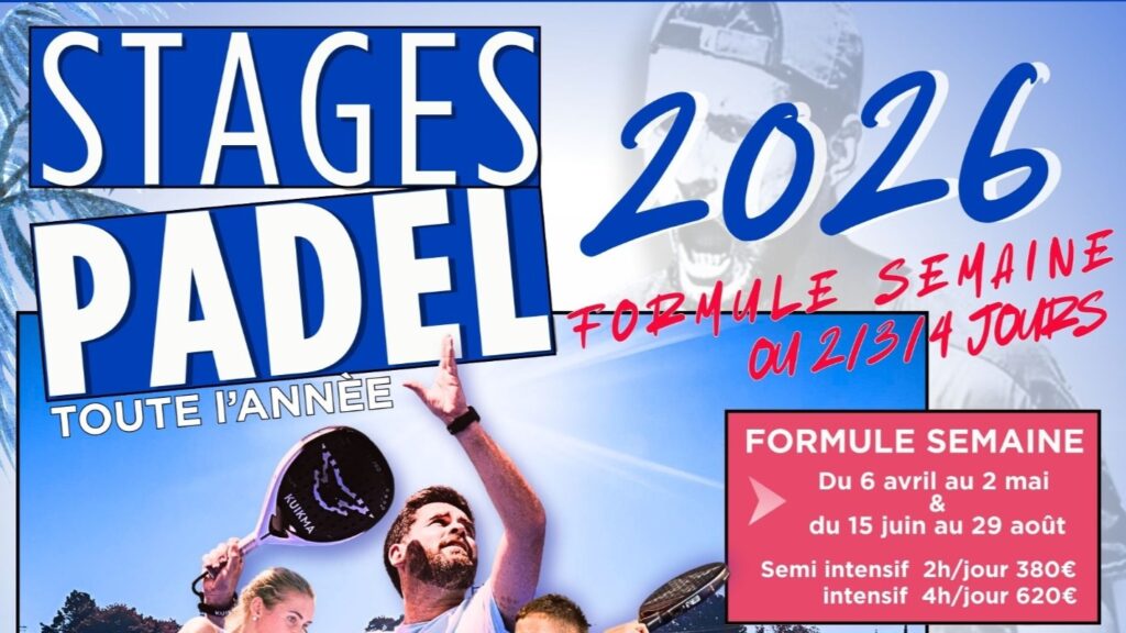 La French Touch Academy mise sur un calendrier étoffé de stages padel en 2026