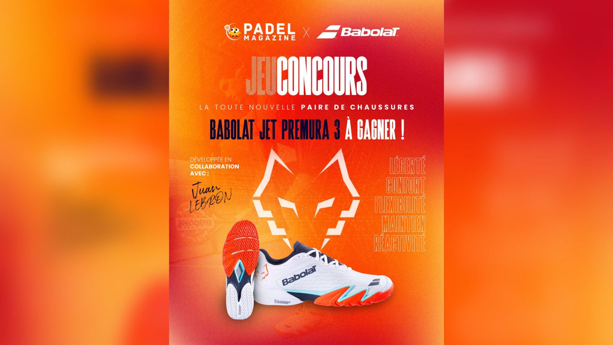 Jeu concours - À l’occasion du lancement de la nouvelle collection Lebron, tente de gagner la paire de chaussure Jet Premura 3 !