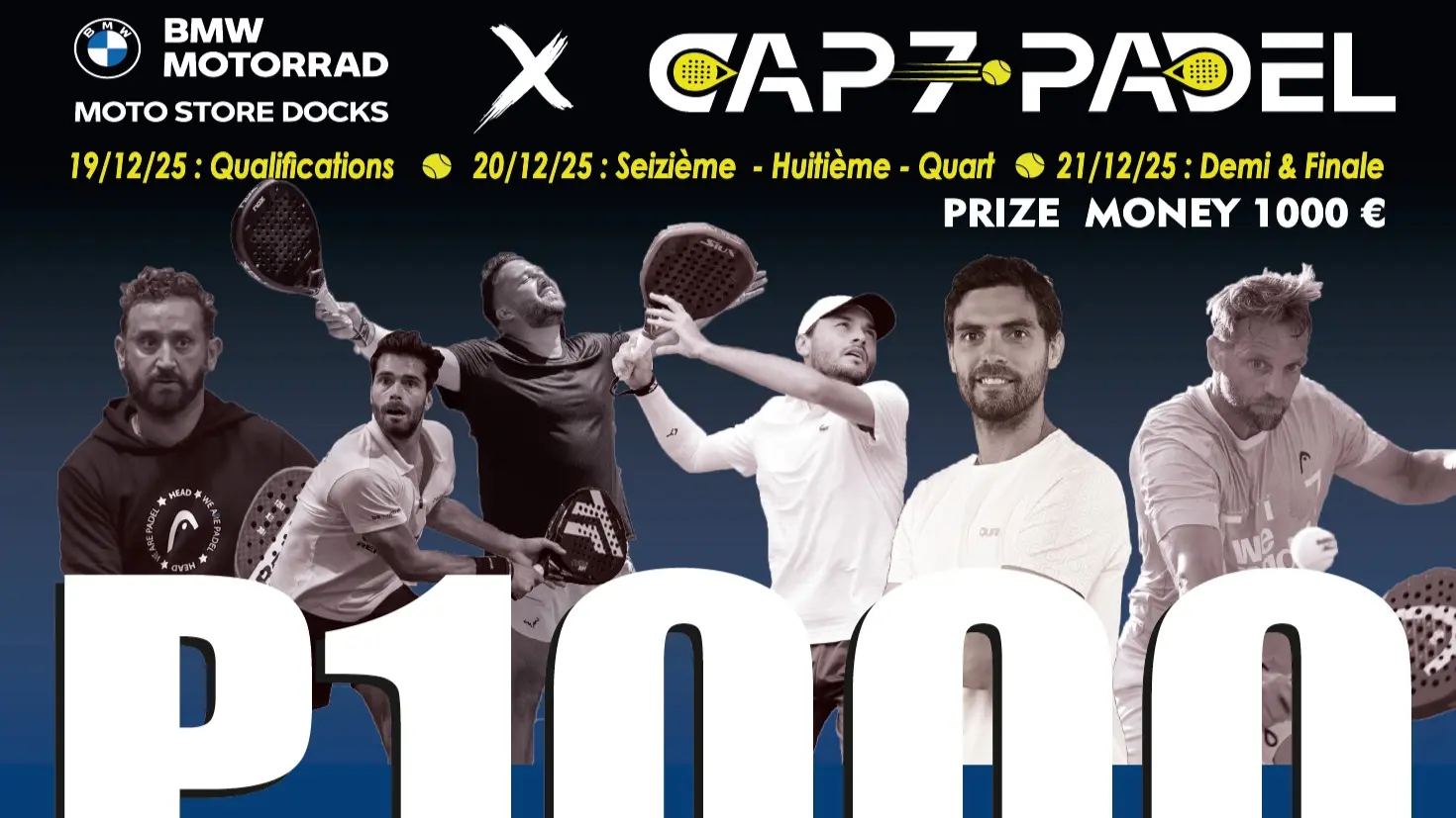 Du beau monde attendu à Marseille pour le premier P1000 du Cap7Padel