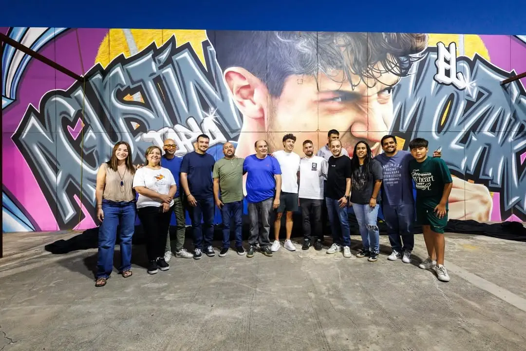 I Catamarca hedras Agustín Tapia med en väggmålning som berättar historien om hans rötter.