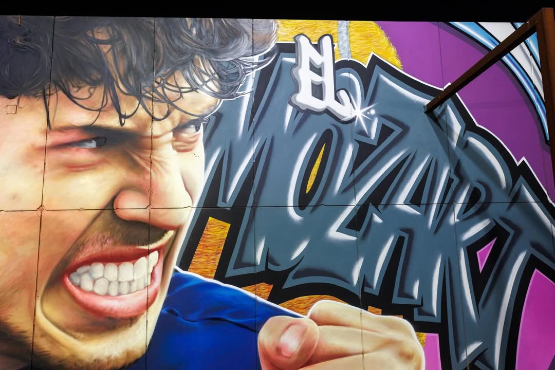 mural peinture À Catamarca Agustín Tapia honoré par un mural qui raconte ses racines