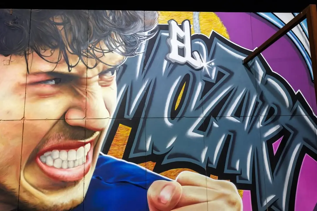 En väggmålning i Catamarca hedrar Agustín Tapia med en väggmålning som berättar historien om hans rötter