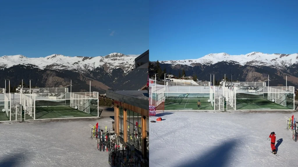 padel courchevel
