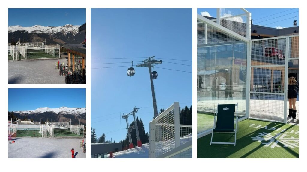 ski padel courchevel