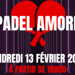 Padel Amore: een avond speciaal voor singles op de avond voor Valentijnsdag.