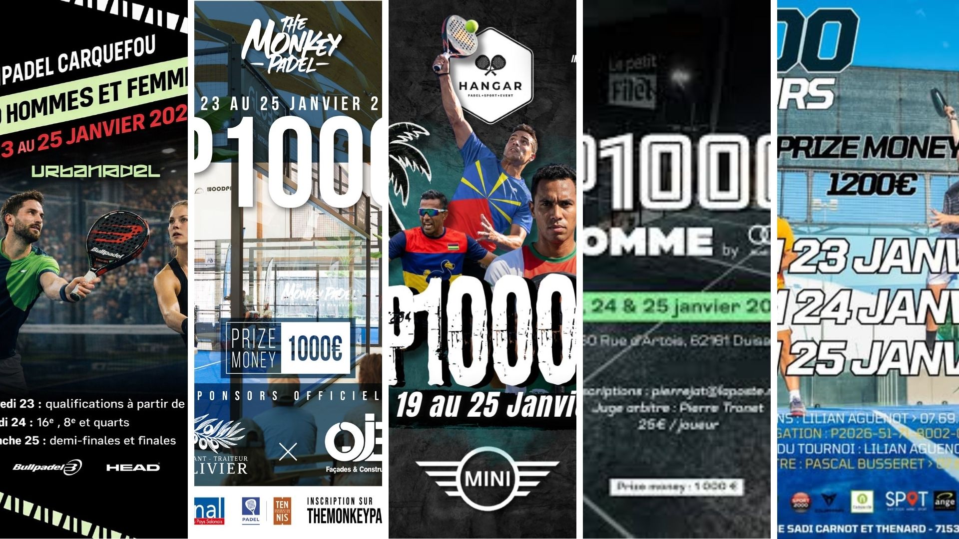 Gros week-end sur le circuit français 5 P1000 à suivre en direct | Padel Magazine Gros week-end sur le circuit français : 5 P1000 à suivre en direct
