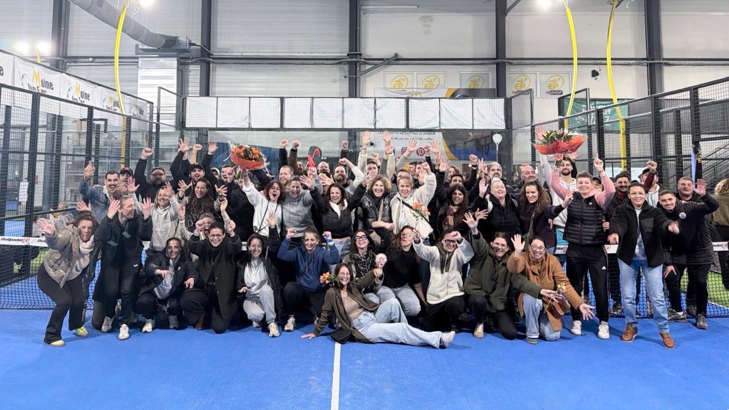 Padel sourd : un week-end national réussi à Lyon pour le P250H et le P100F