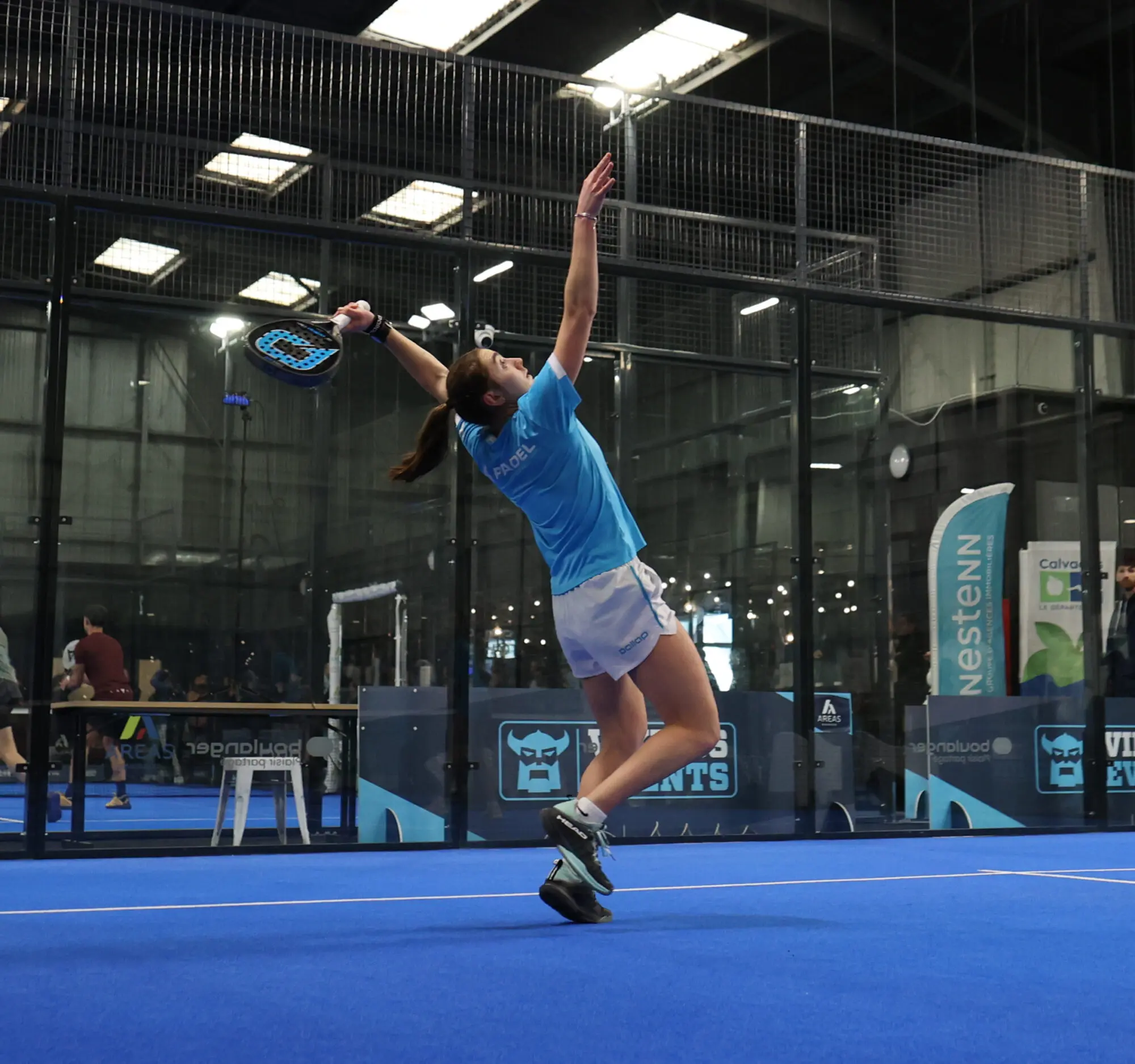 Marie Rondot smash au FIP Silver de Caen