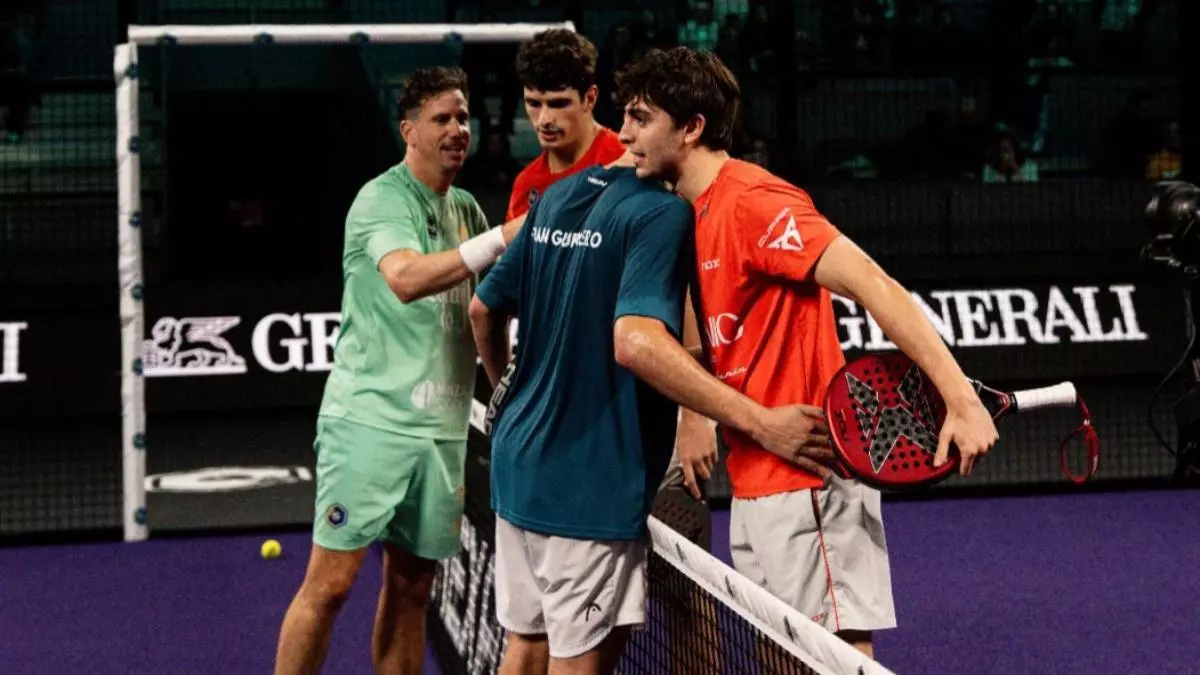 Navarro _ Guerrero accolade avec Coello _ Alonso à lHexagone Cup 2026