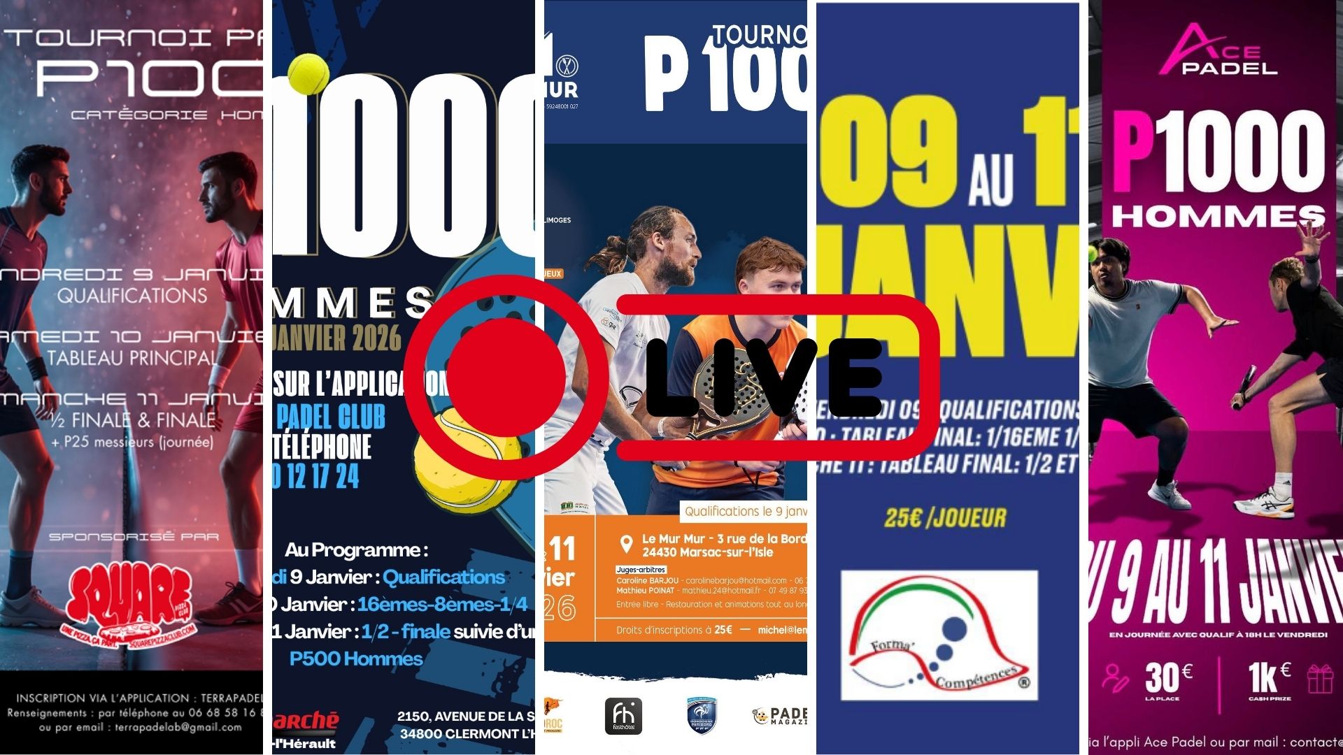 Où voir les demi-finales des 6 P1000 du week-end ?