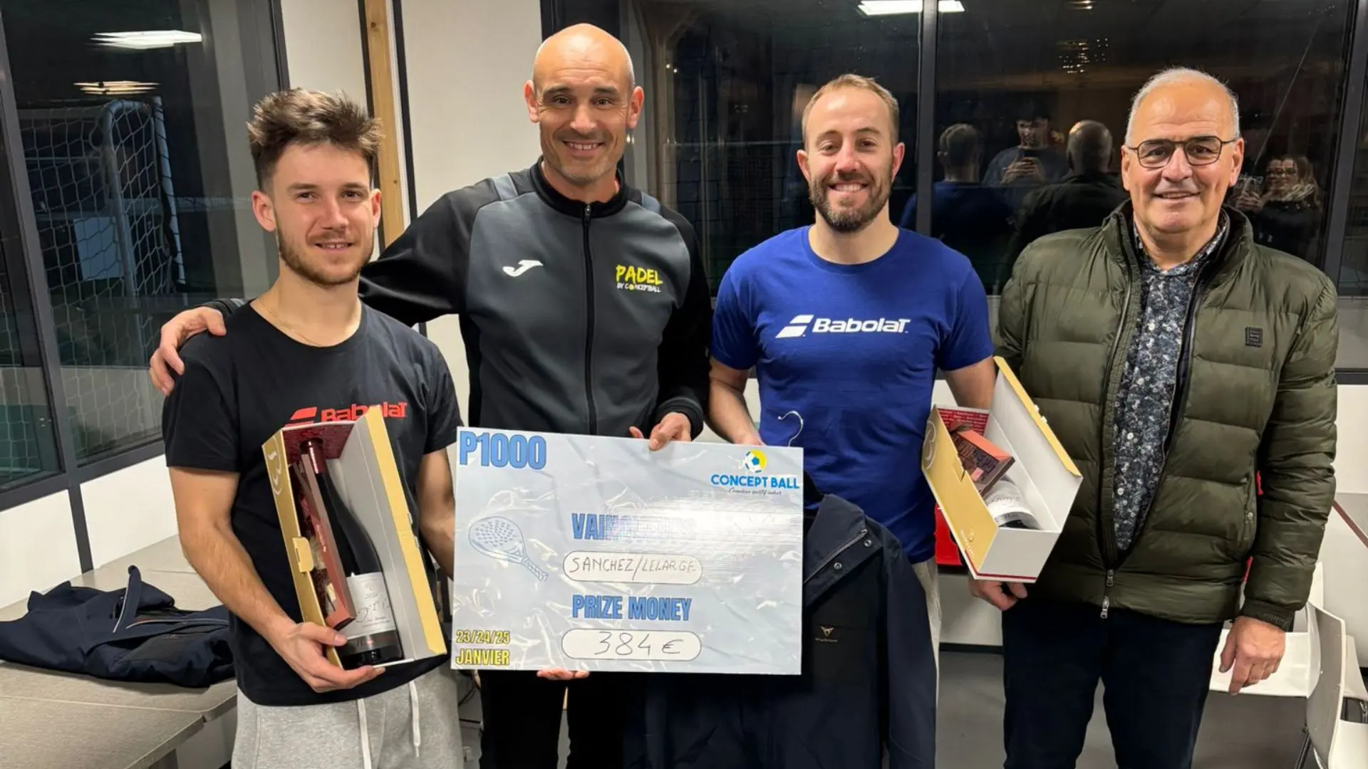 Sanchez et Lelarge renversent la finale et s’imposent au P1000 Conceptball