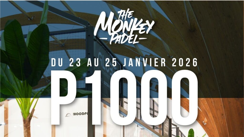 Le Monkey Padel au rendez-vous des P1000 dès janvier