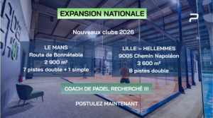 PadelShot recrute des enseignants de padel au Mans et à Lille – Hellemmes