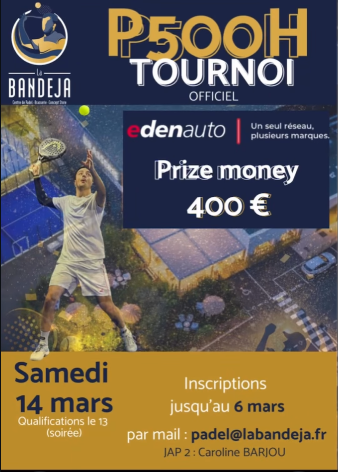 La Bandeja organise un P500 et lance deux stages de haut niveau en avril | Padel Magazine La Bandeja organise un P500 et lance deux stages de haut niveau en avril