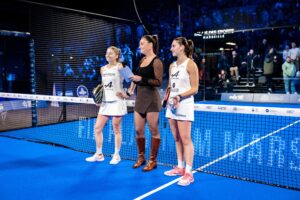 Alonso Salazar aux côtés de Laura Clergue en finale du FIP Platinum de Marseille