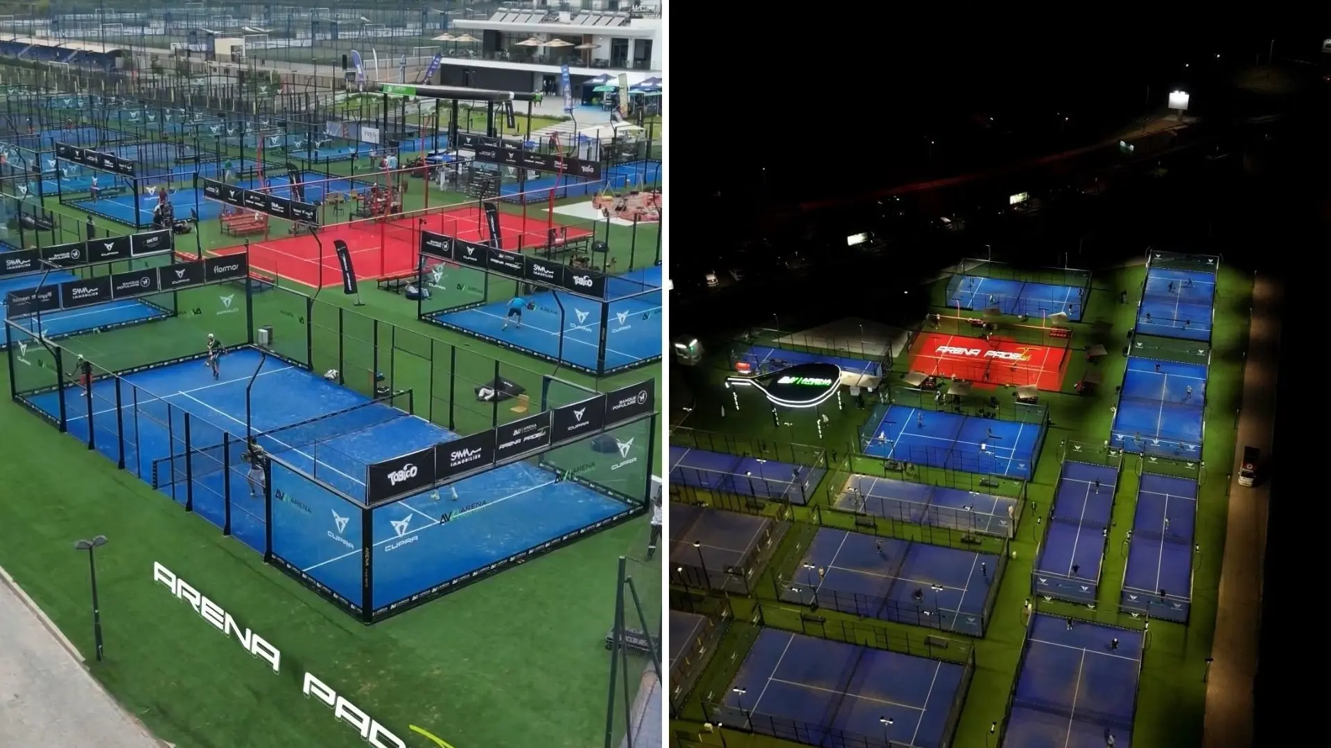 Arena Ville Verte : le plus grand club d’Afrique est au Maroc avec 20 pistes de padel