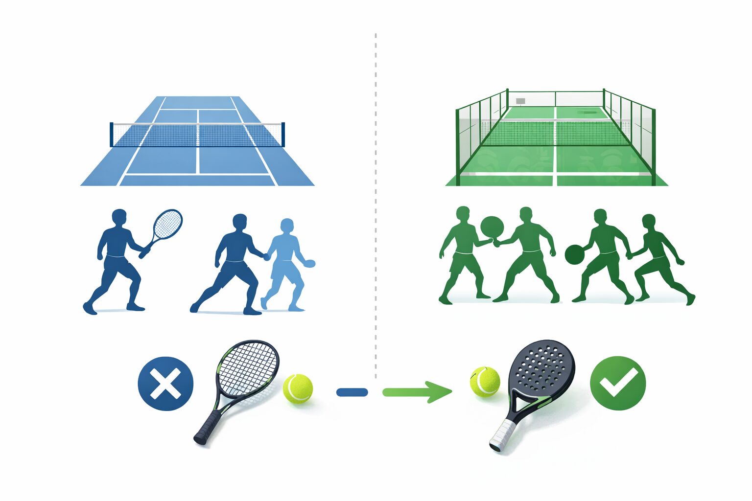 Tennis vs Padel : quelles différences ?
