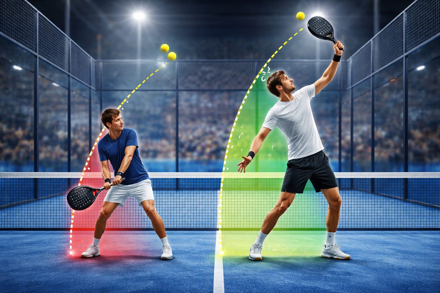 Être grand au padel : un avantage au service avec la règle FIP ?