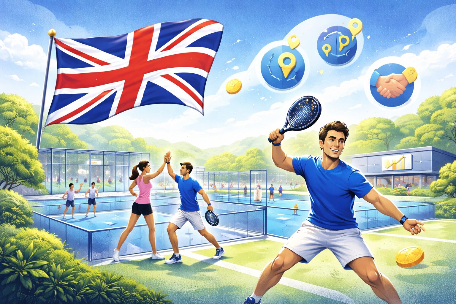 Le Royaume-Uni s’impose comme l’un des marchés padel les plus dynamiques au monde
