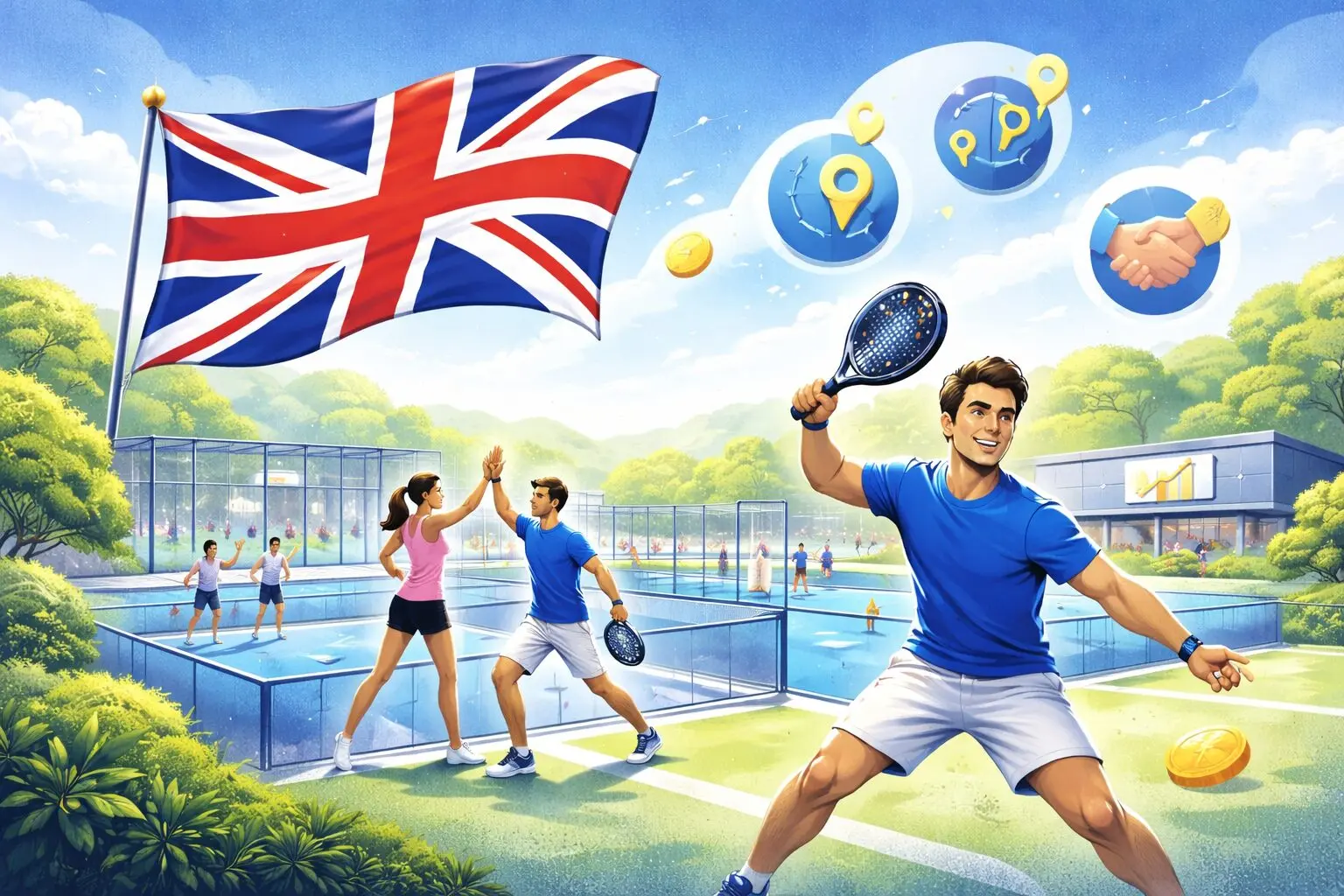 Le Royaume-Uni s’impose comme l’un des marchés padel les plus dynamiques au monde